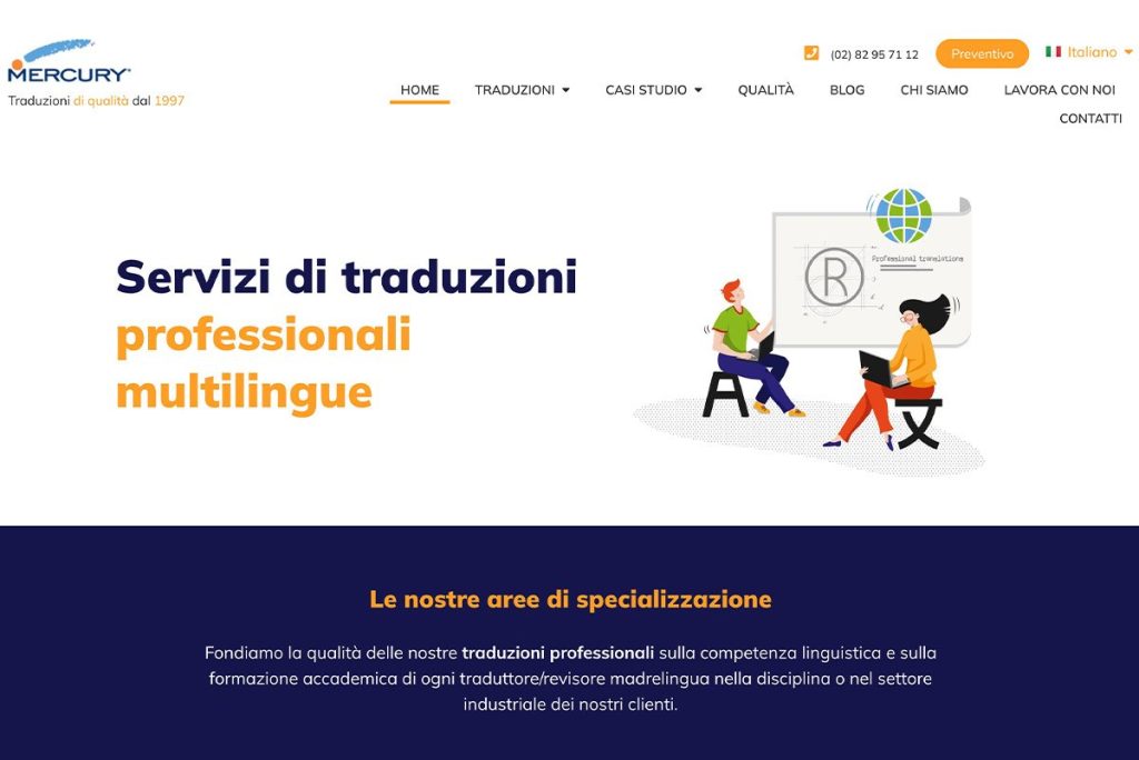 Servizi di traduzioni professionali in italiano