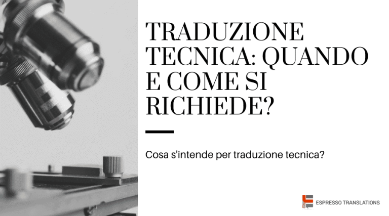 Traduzione tecnica precisa in italiano per professionisti