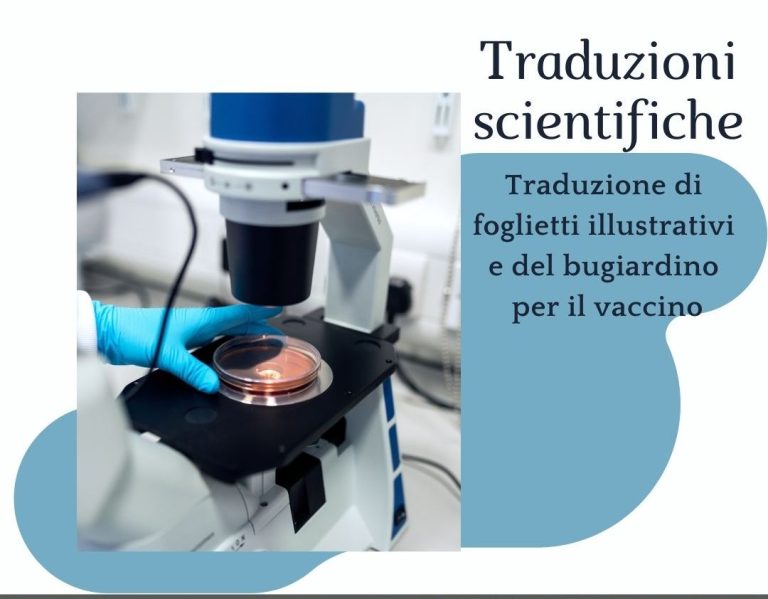 Traduzioni scientifiche avanzate in italiano per esperti