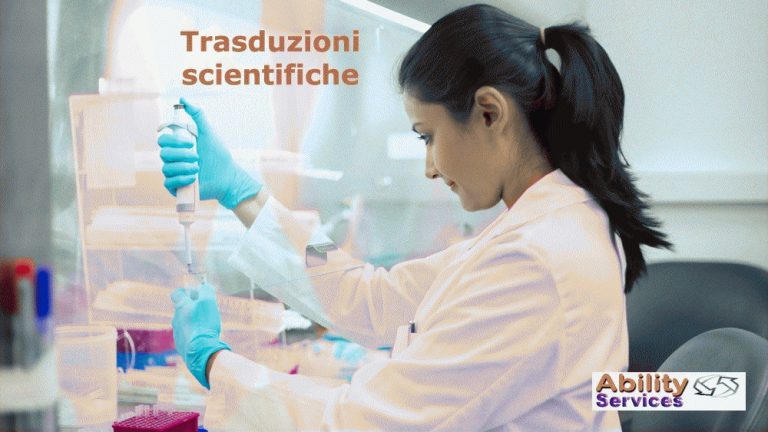 Traduzioni scientifiche in italiano per professionisti