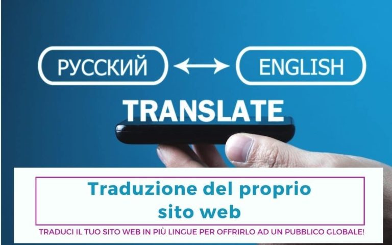 Traduzioni siti web italiani per il tuo successo online