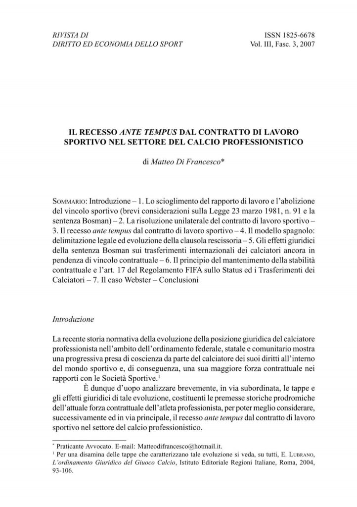 Come tradurre regolamenti sportivi relativi a dispute contrattuali